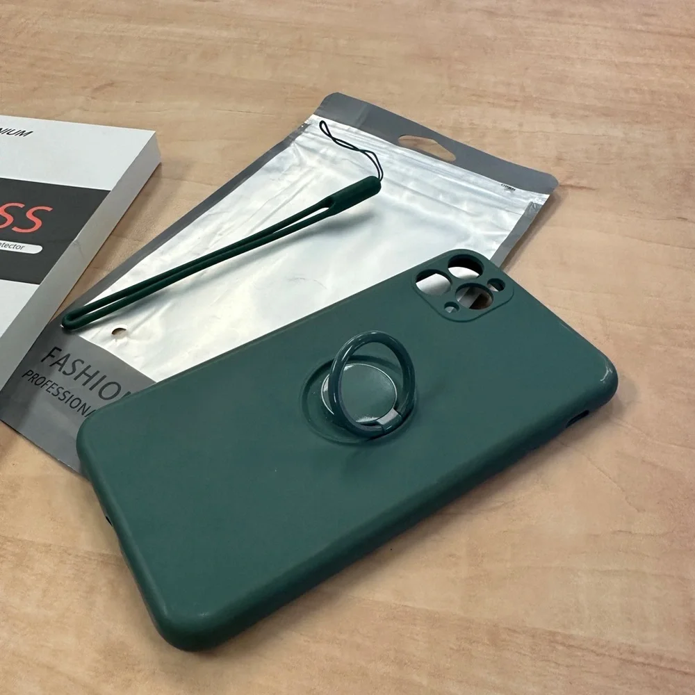 iPhone 11 Pro Max Loop Fashion Case and New Tempered Glass Screen Protector